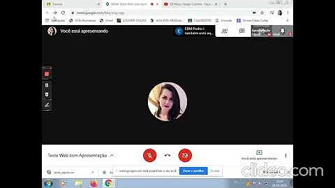 Como funciona o conferência Web?