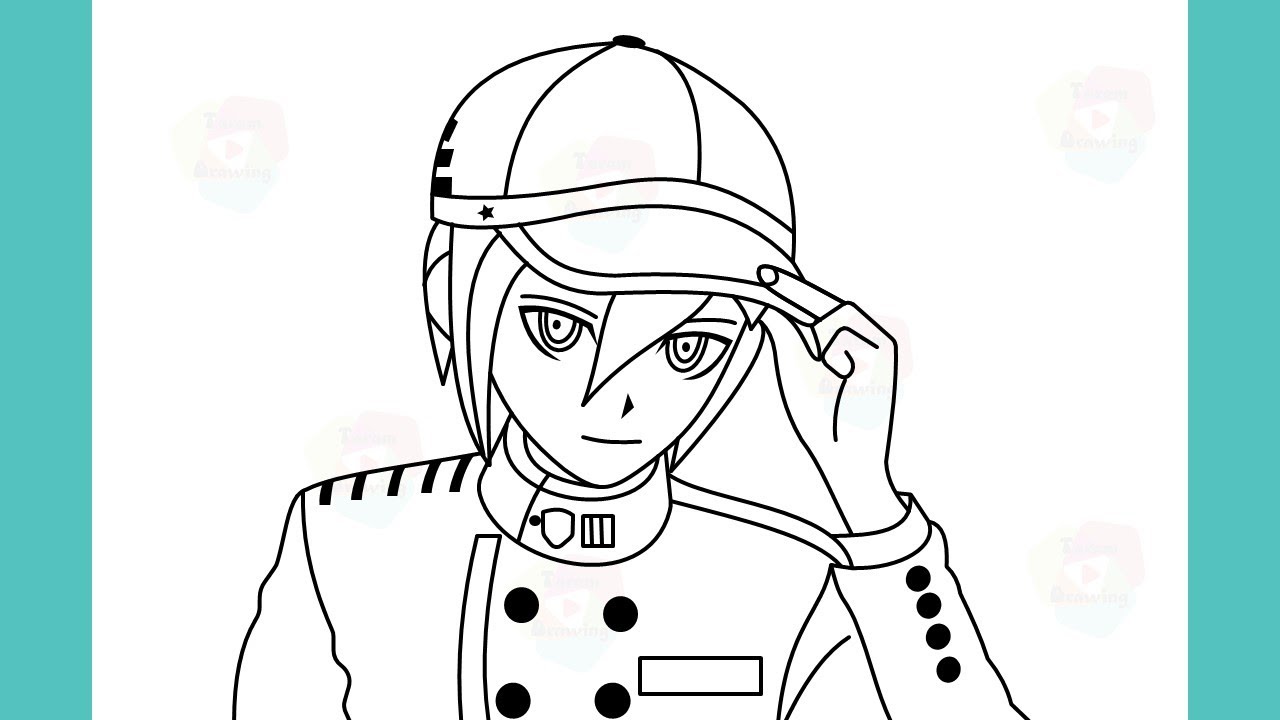 How to Draw Shuichi Saihara Step by Step Drawing YouTube