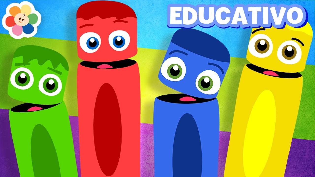 CANCIONES INFANTILES | APRENDA COLORES EN ESPAÑOL PARA NIÑOS | BabyFirst Español