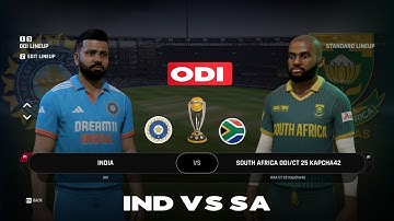 india vs South Africa 1th ODI 2025 #cricket24 #shortsfeed
