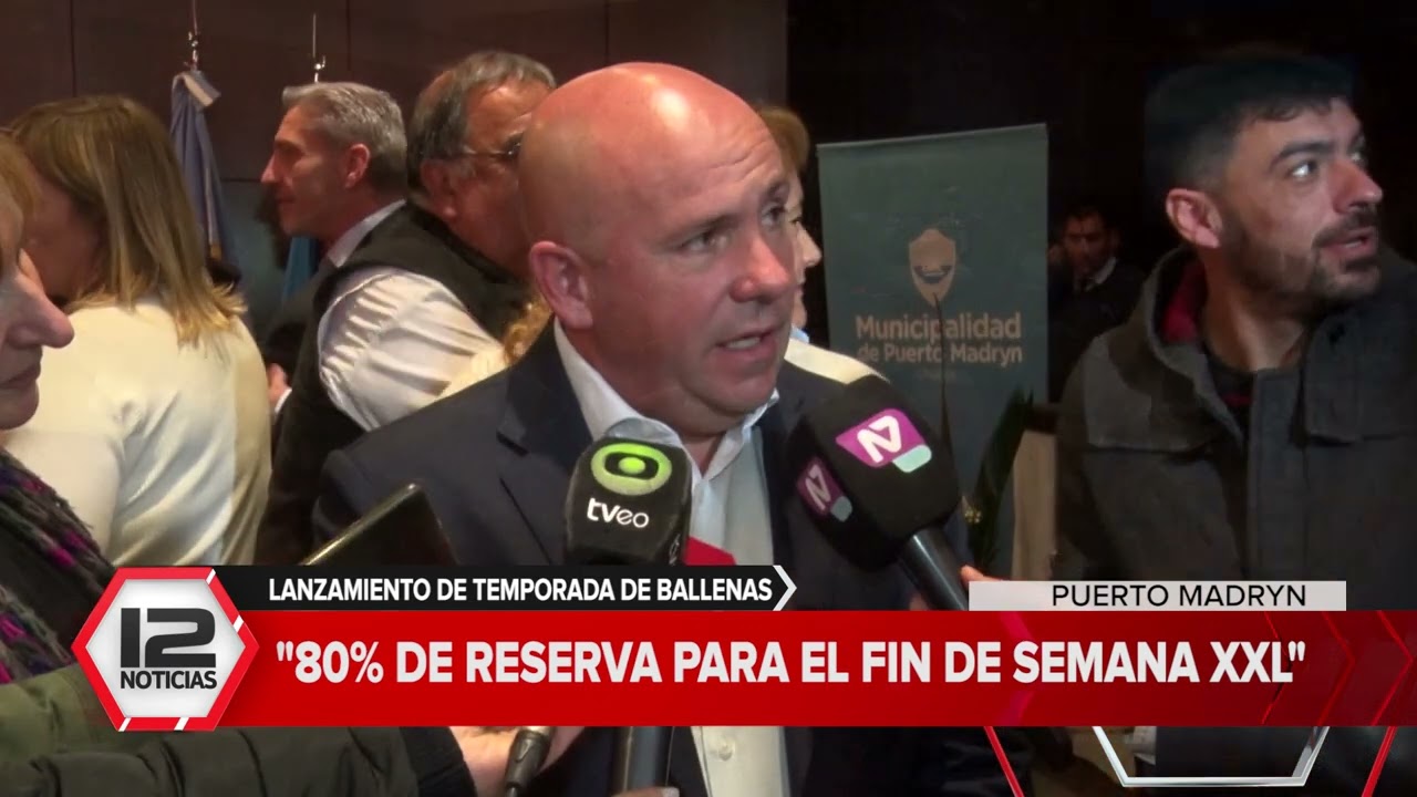 Lanzamiento de la Temporada de Ballenas en Madryn: "80% de reservas para el fin de semana XXL"