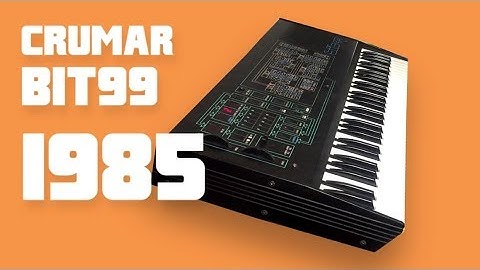 CRUMAR BIT99 | Analog Synthesizer 1985 | HD DEMO