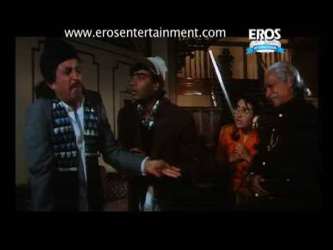 Ajay Devgn Tries To Con Kader Khan - Dhanwaan