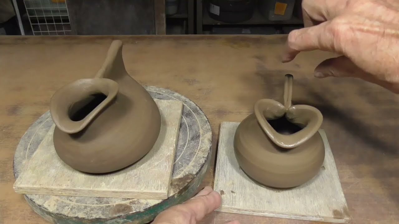 Waterfowl-inspired Vase, Pottery, Diary - YouTube