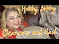 Hobby lobby clearance sale and shopping haul