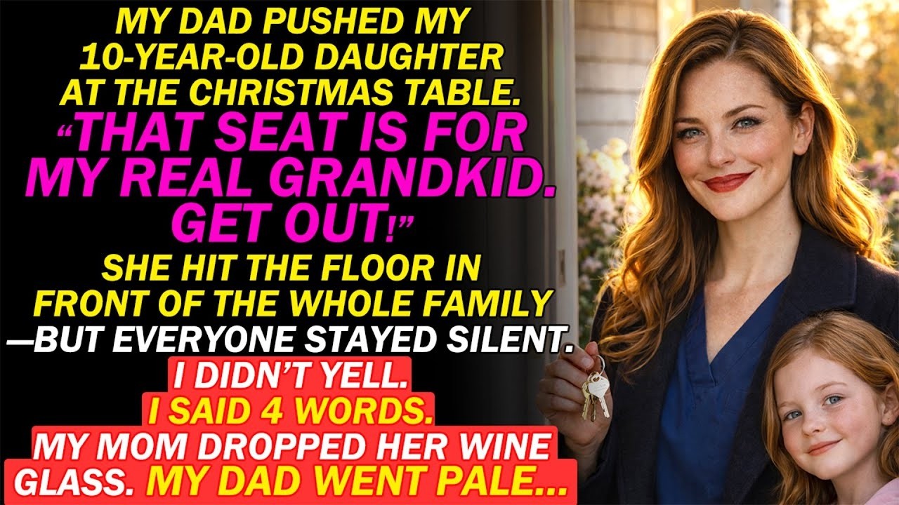At Christmas, My Dad Pushed My Daughter “That Seat Is For My Real Grandkid —Lawyer Knocked His Do