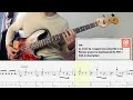 Teddy swims  lose control bass cover  play along tab  score pdf