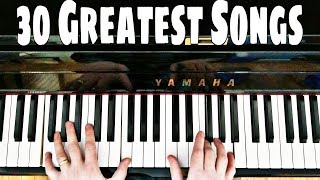 Vignette de la vidéo "30 Best Piano Songs You Must Learn (part 1)"