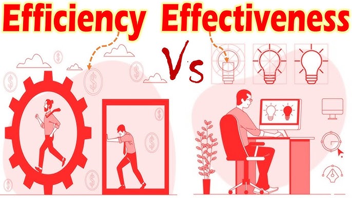 Effectiveness vs. Efficacy vs. Efficiency – Differences