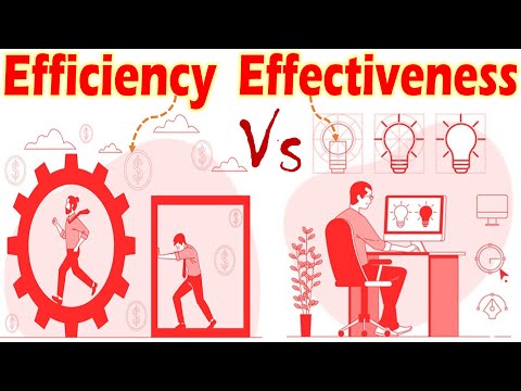 Differences between Efficiency