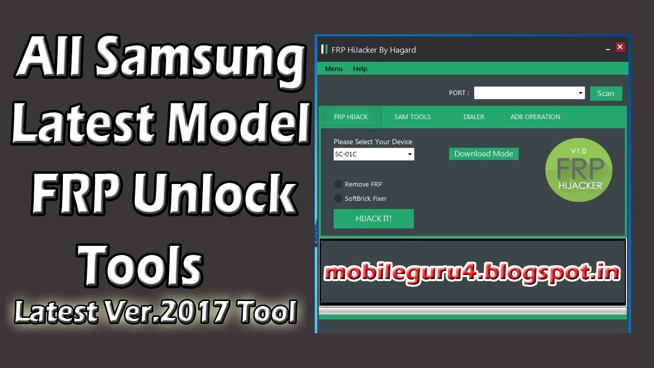 How to use FRP Hijacker?  Samsung, Tools, Download
