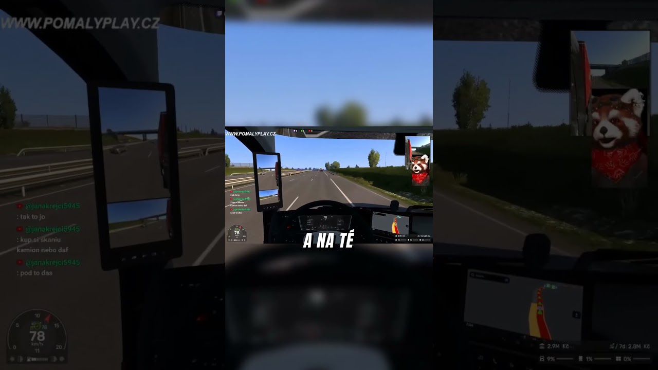 🚛 Kamerová zrcátka v ETS2? Už nechci jinak! #shorts