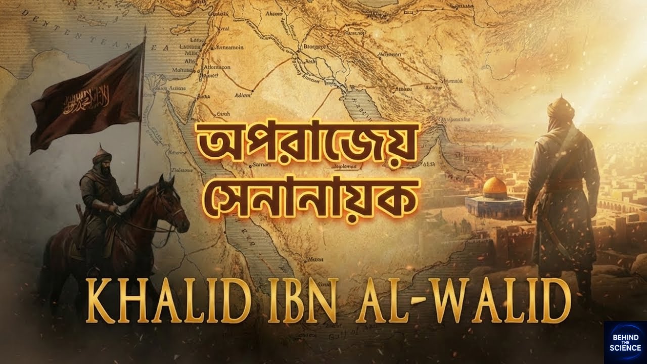 যে মানুষটি কখনো যু*দ্ধে হারেননি | Khalid bin Walid Documentary.Behind the Science