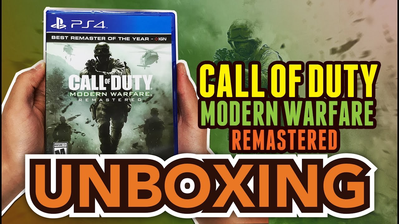 Call of Duty: Modern Warfare Remastered PS4 (Brand New Factory