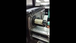 How to load ribbon to Godex AG2000 label applicator