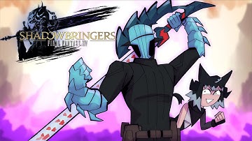 FFXIV VETERAN watches friend do SHADOWBRINGERS for the first time! (BLIND) - FFXIV Highlights #22