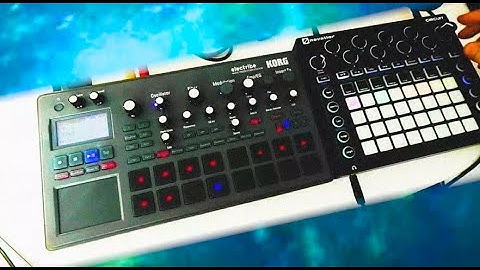 Novation Circuit - Korg Electribe 2 - duo box jam - experimental techno - electronic music - improv