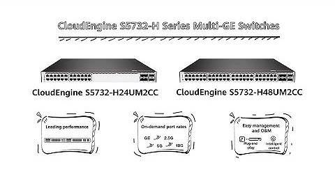 Benefits of Huawei CloudEngine S5732-H Series Multi-GE Switches