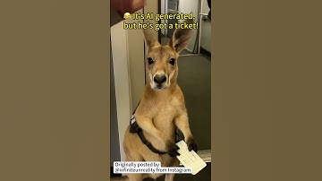 😂Emotional Support Kangaroo fools millions | AI or Real?