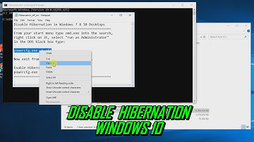 How to Disable Hibernation Windows10
