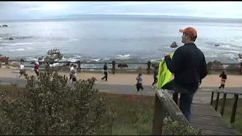 Big Sur Half Marathon on Monterey Bay 2011