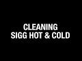 Sigg  hot  cold bottles  how to clean by heap seng group