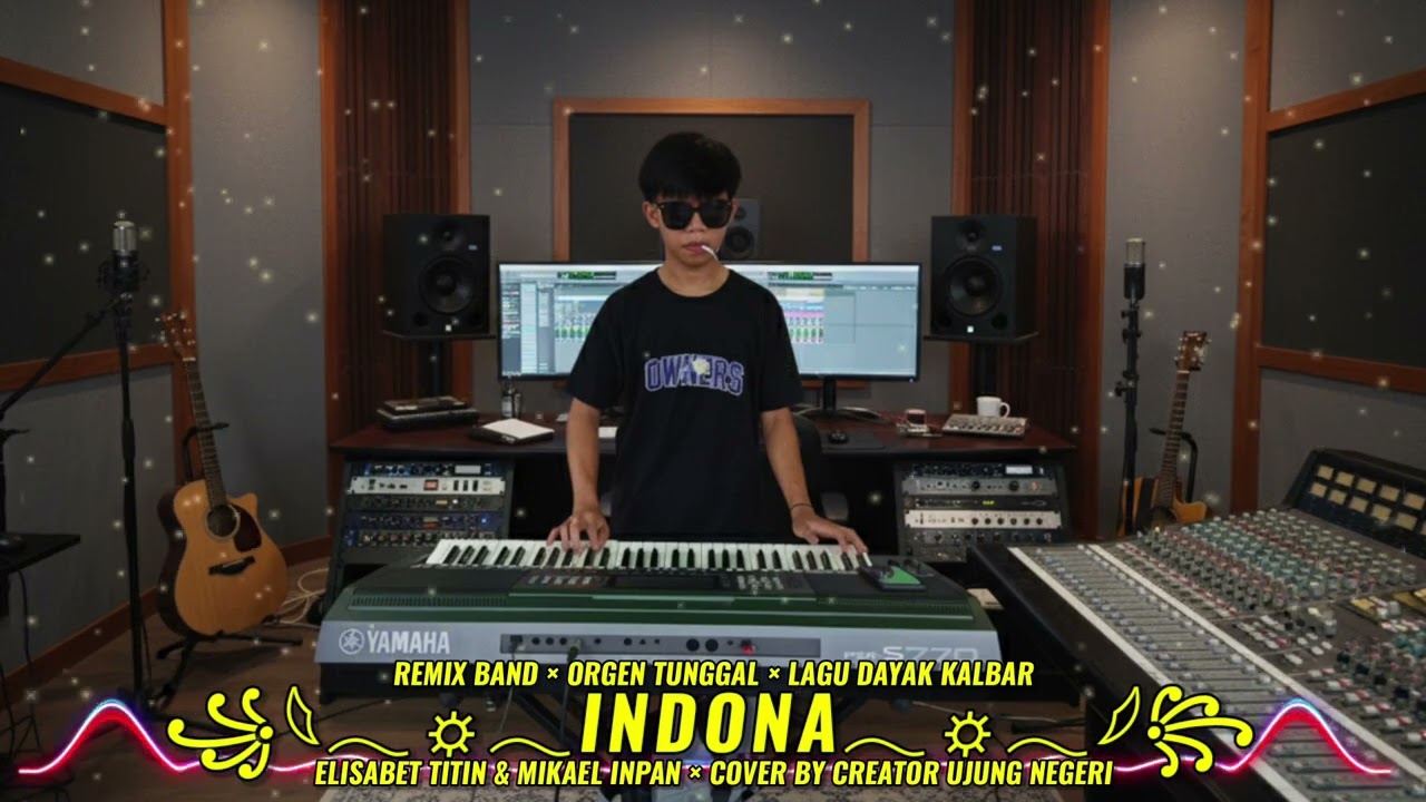 INDONA ‼️ LAGU DAYAK KALBAR 🎼 - Elisabet Titin & M. Inpan || cover remix band || orgen tunggal 