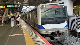 JR常磐線E531系0番台水カツK406編成 柏駅発車