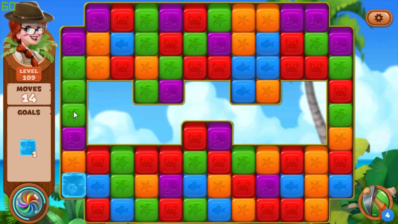 Lost Island Blast Adventure level 109