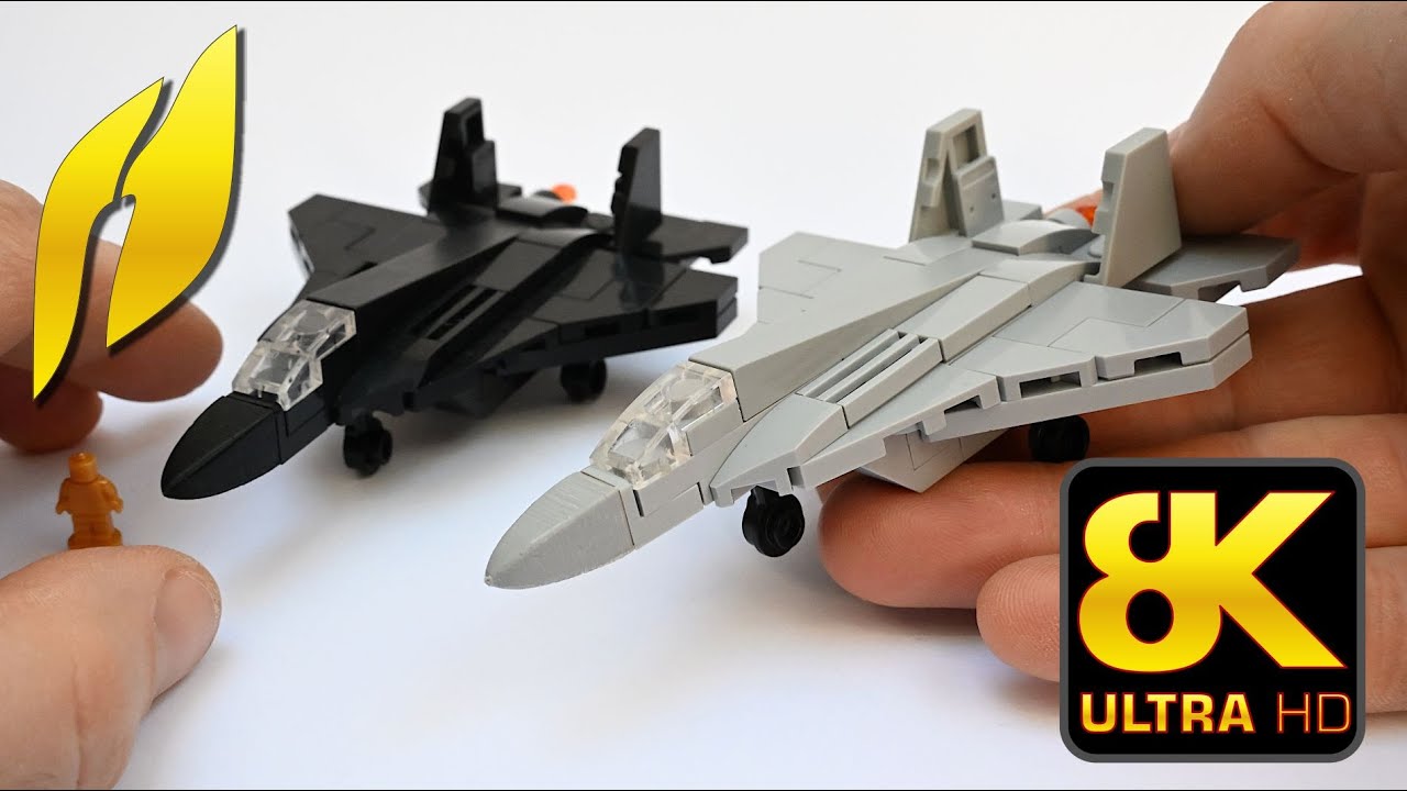 How to Build a Mikoyan MiG-29 (MOC - 8K) #airplane #lego #toys