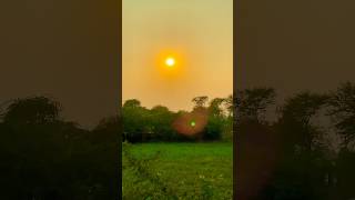 Sunset view from village #viralshort #villagelife