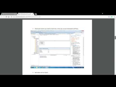 IBM Data Studio - Query Statements, OS Win 7