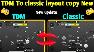 how to copy tdm or arena layout in classic bgmi | copy classic mode settings to tdm | easy tutorial