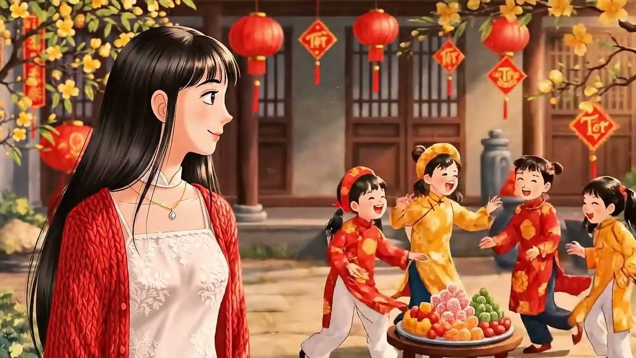 🎋 VIETNAMESE TET – A QUIET JOURNEY BACK HOME | Ghibli-Style Anime