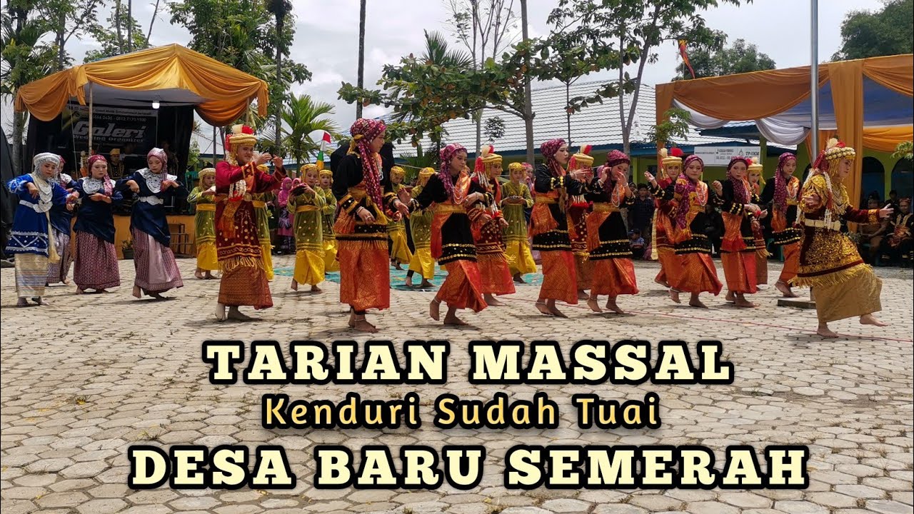 Tarian Massal - Kenduri Sudah Tuai Desa Baru Semerah -#tanco #kerinci #jambi