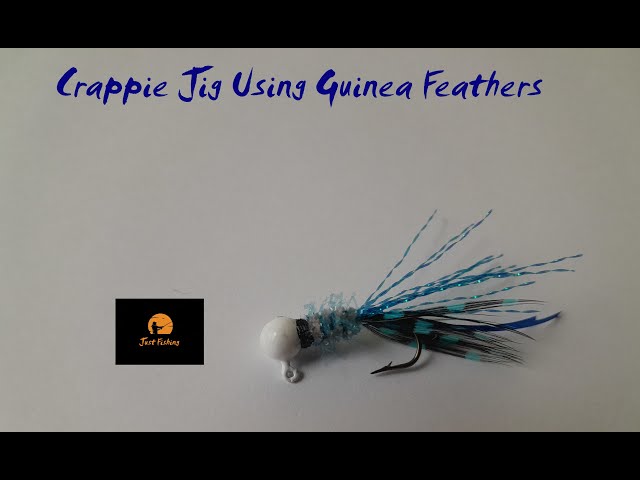 Crappie Jig Again With Guinea Feathers 