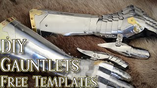 How to make armor: medieval Gothic style gauntlets (hand armor)