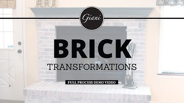 Giani Brick Transformations "Whitewash" - Instructional How-To Video