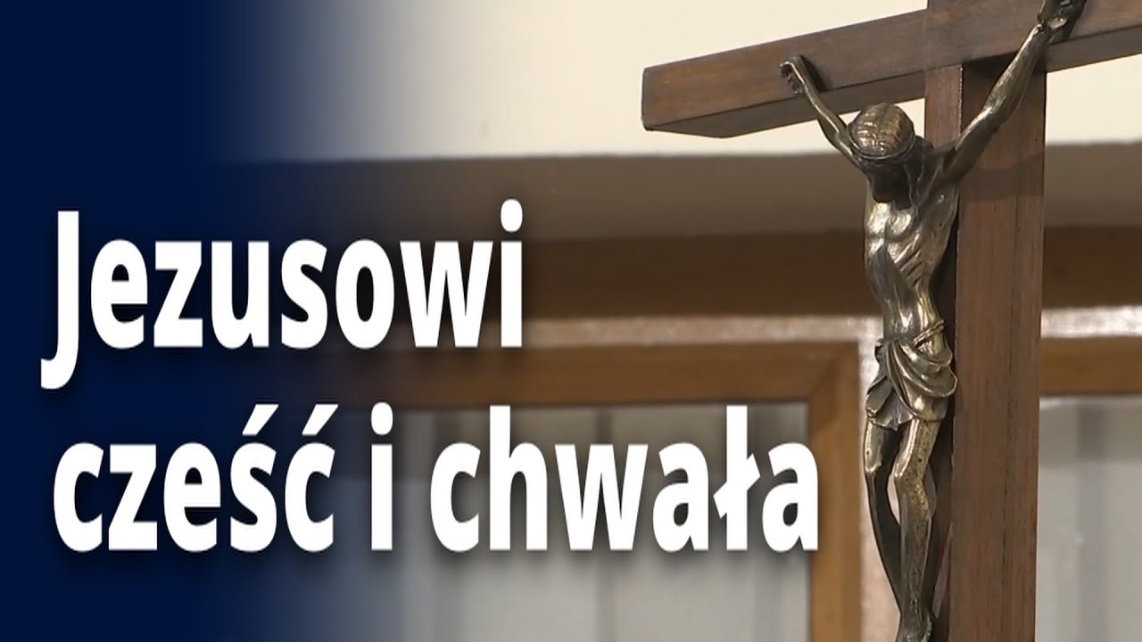Jezusowi cześć i chwała za miłości cud. Niech Mu śpiewa ziemia cała, niech Go wielbi lud.
