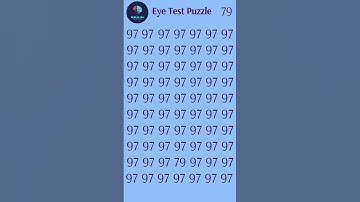Eye Test Brain Teaser 🧠  Only 1% Can Solve This!