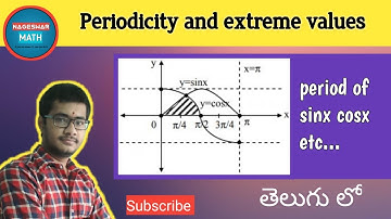 Periodicity and extreme values || Nageswar Math || Mathematics || In telugu version