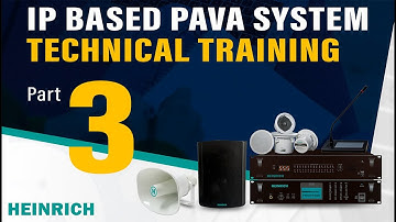 IP Based PAVA System Technical Training (Part 3) | HEINRICH LIMITED