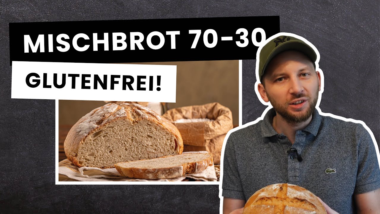 New Glutenfreies Bauernbrot? Mischbrot 70-30! Glutenfrei, laktosefrei und ohne Weizen