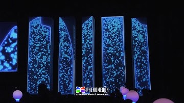 Phenomenon 3D Projection Mapping Columns