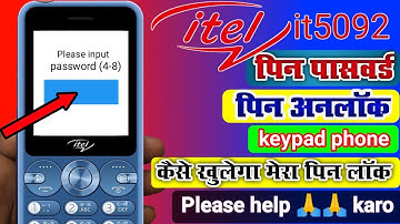 Itel it 5092 PIN Unlock by Miracle Crack 2.82  / All itel keypad phone pin password unlock 2022