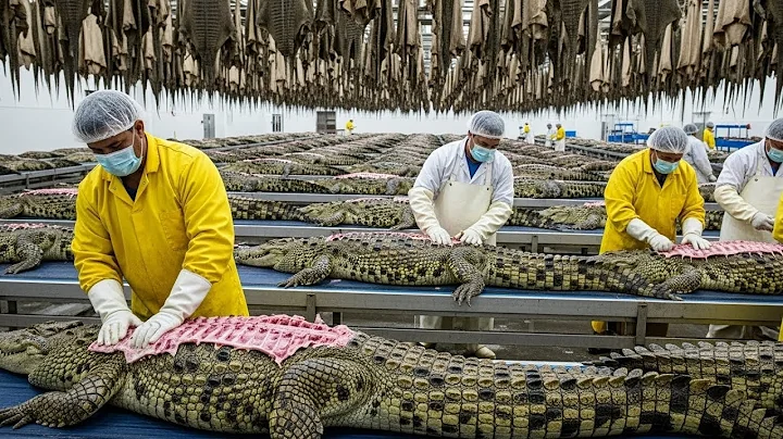 Inside a Modern Alligator Leather Factory – Farm to Luxury Bags Making | Complete Process