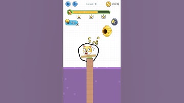I saved the dog from bees in level 71 #gaming #trending #viral #music #youtubeshorts
