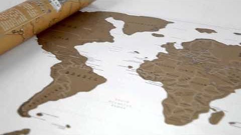 Scratch Map Original from Luckies