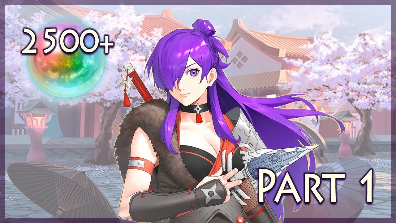 【Fire Emblem Heroes】2500+ orbs VS. Shez (Ninja of Time Banner)―Part 1