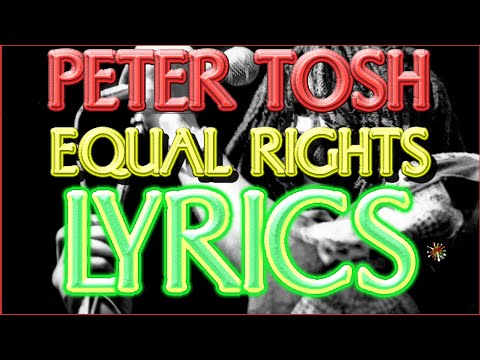 Peter Tosh’s Equal Rights (fan made lyric video + visualization)